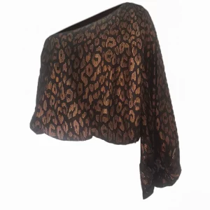 Blusa One Shoulder Print
